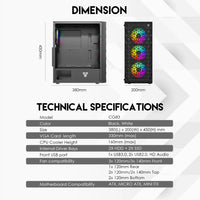 Fantech Aero 2 CG83 Middle Tower Case