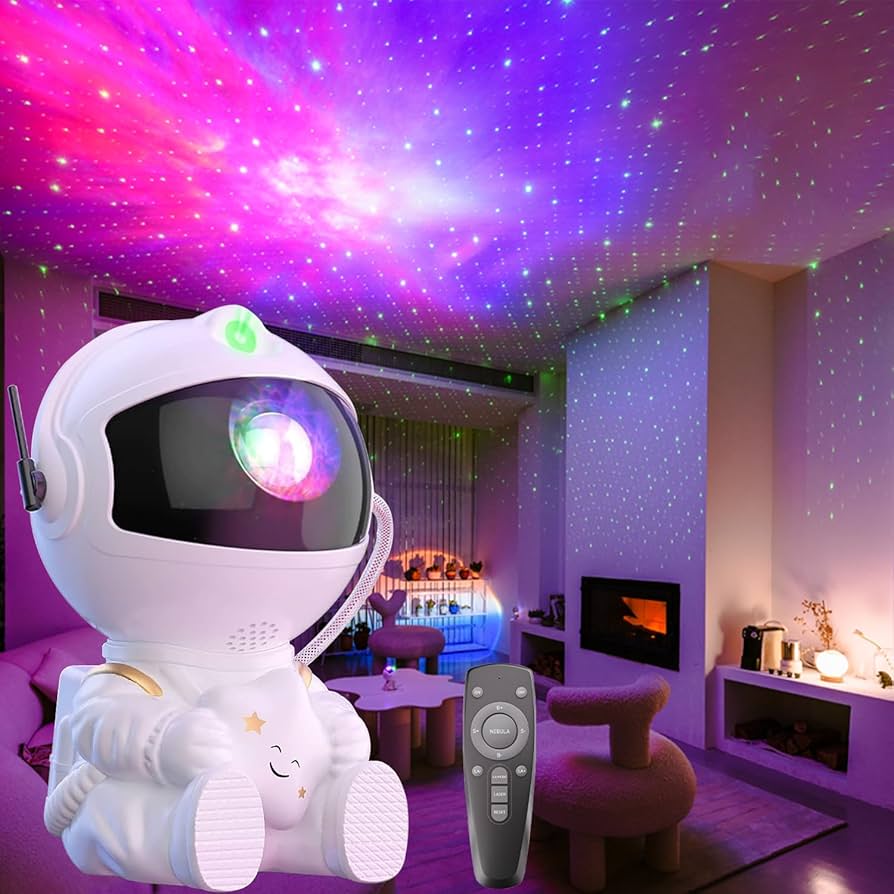 Galaxy Star Projector Starry Sky Night Light Astronaut Lamp