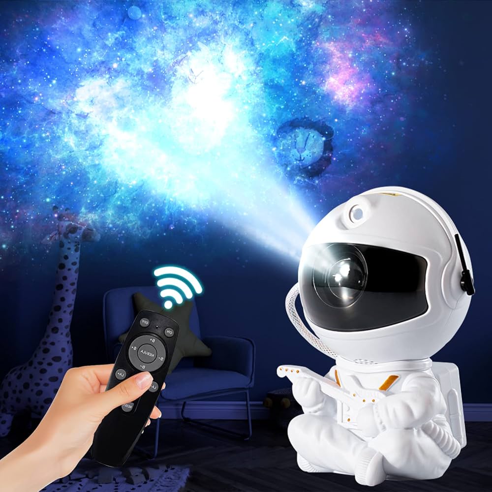 Galaxy Star Projector Starry Sky Night Light Astronaut Lamp