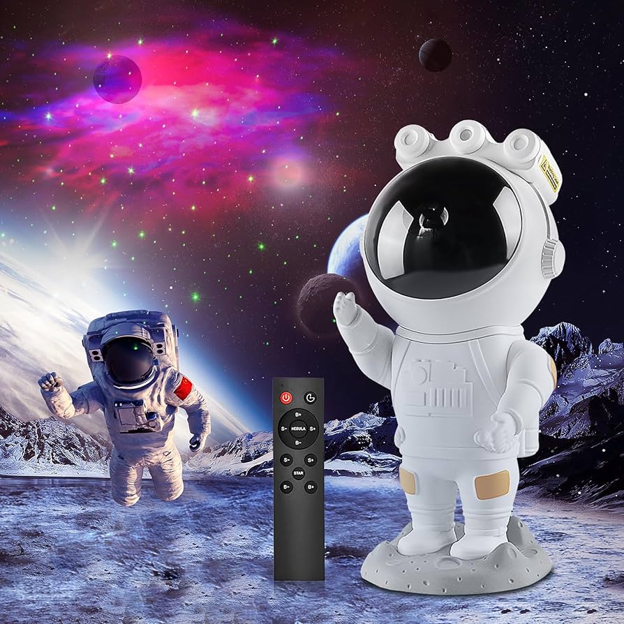 Astronaut Night Light Projector with Music