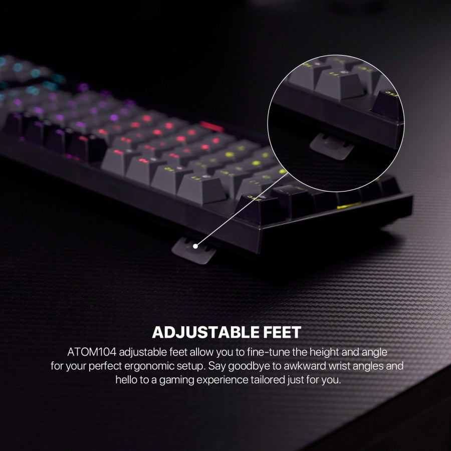 Fantech ATOM TKL MK876v2 Double Injection Keycaps Mechanical Keyboard