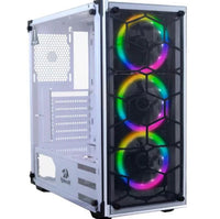 REDRAGON WHEEL JACK GC-606 WHITE GAME CASE WITH 3 RGB FAN