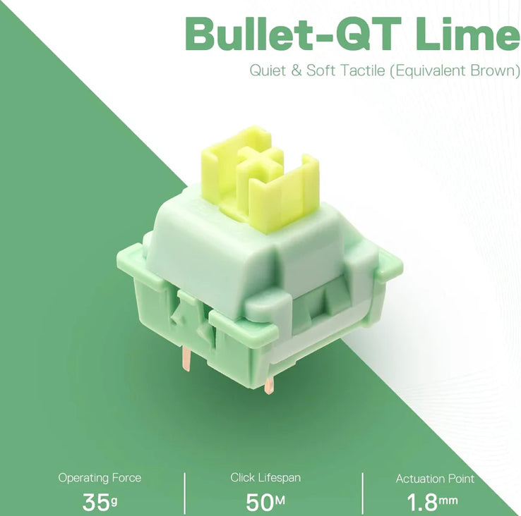 Redragon A113 Bullet-QT Soft Tactile Mechanical Switch