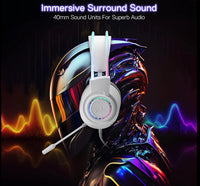 Redragon H231 SCREAM Wired Gaming Headset WHITE