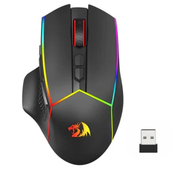 Redragon AXE PRO M814RGB 3 modes connections gaming mouse