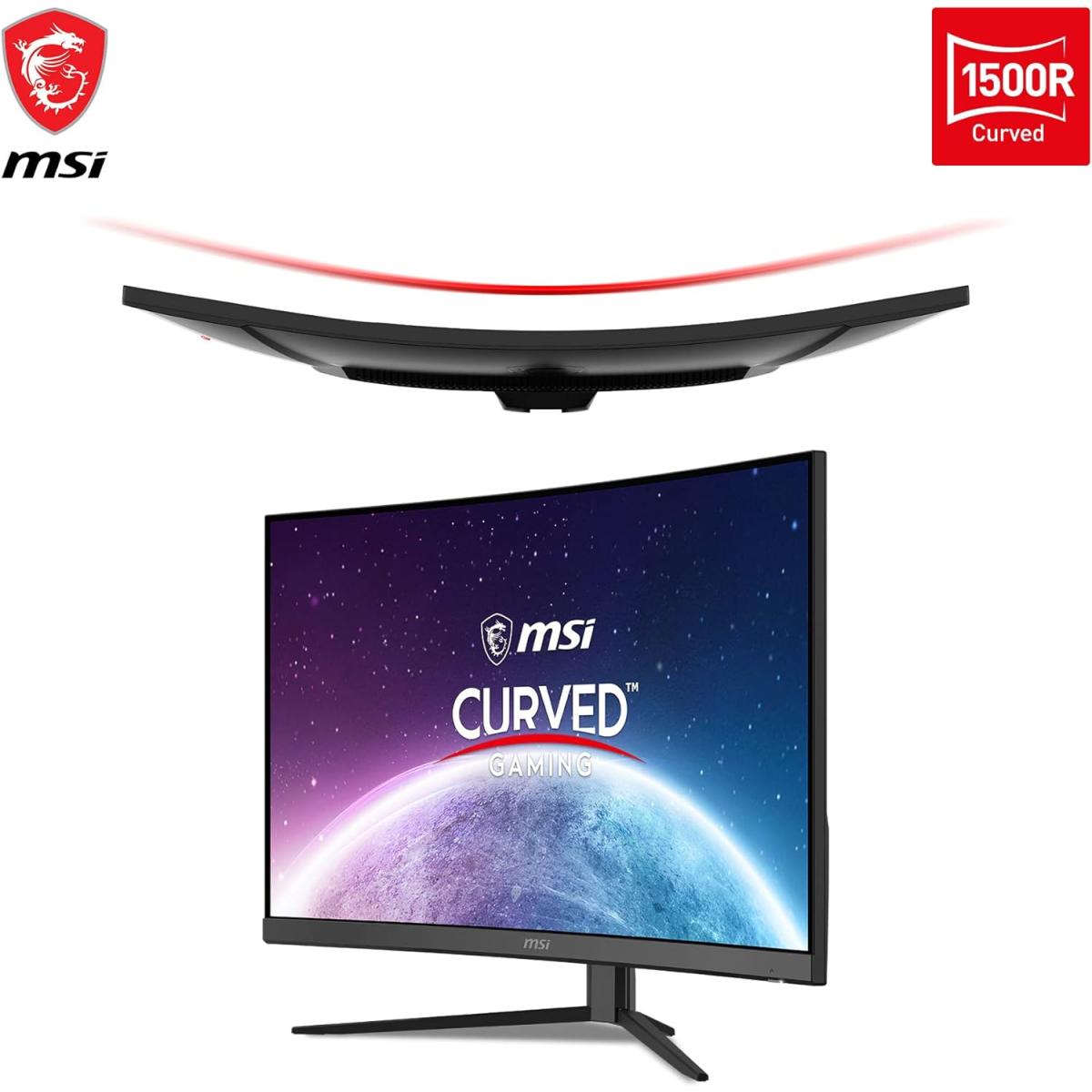 MSI G32C4X, 32" Gaming Monitor, 1920 x 1080 (FHD) Curved Gaming Monitor