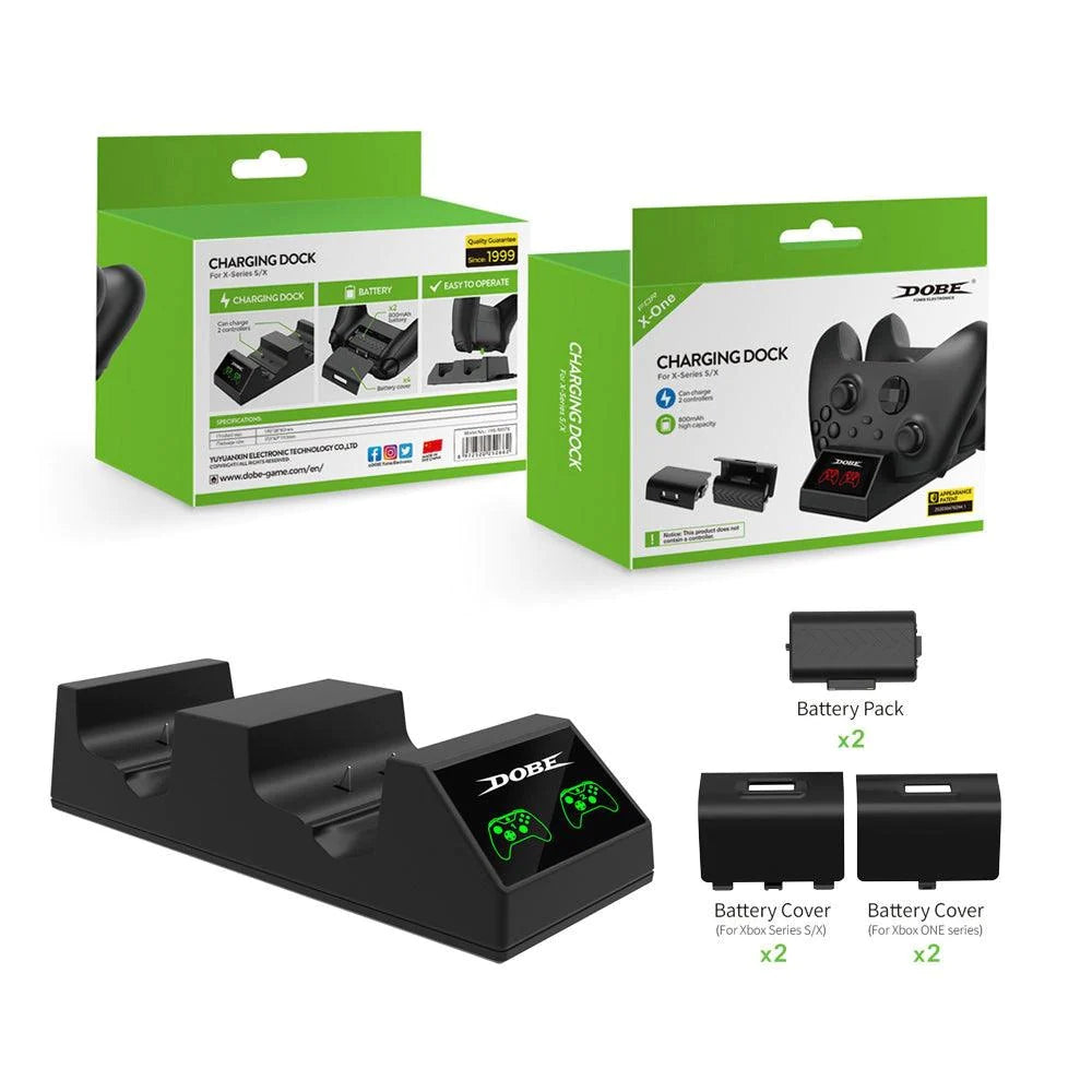 Dobe Charging Dock XBOX SERIES Stick XBOX ONE with 2 Battery TYX-1817X