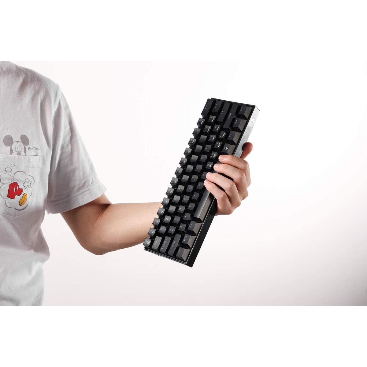 Redragon K630 Dragonborn 60% Wired RGB Compact Mechanical 61 Keys Linear Red Switch -Black