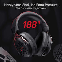 Redragon H386 Diomedes Wired 7.1 Surround Sound 53MM Drivers Detachable Microphone Audio Controls - Black