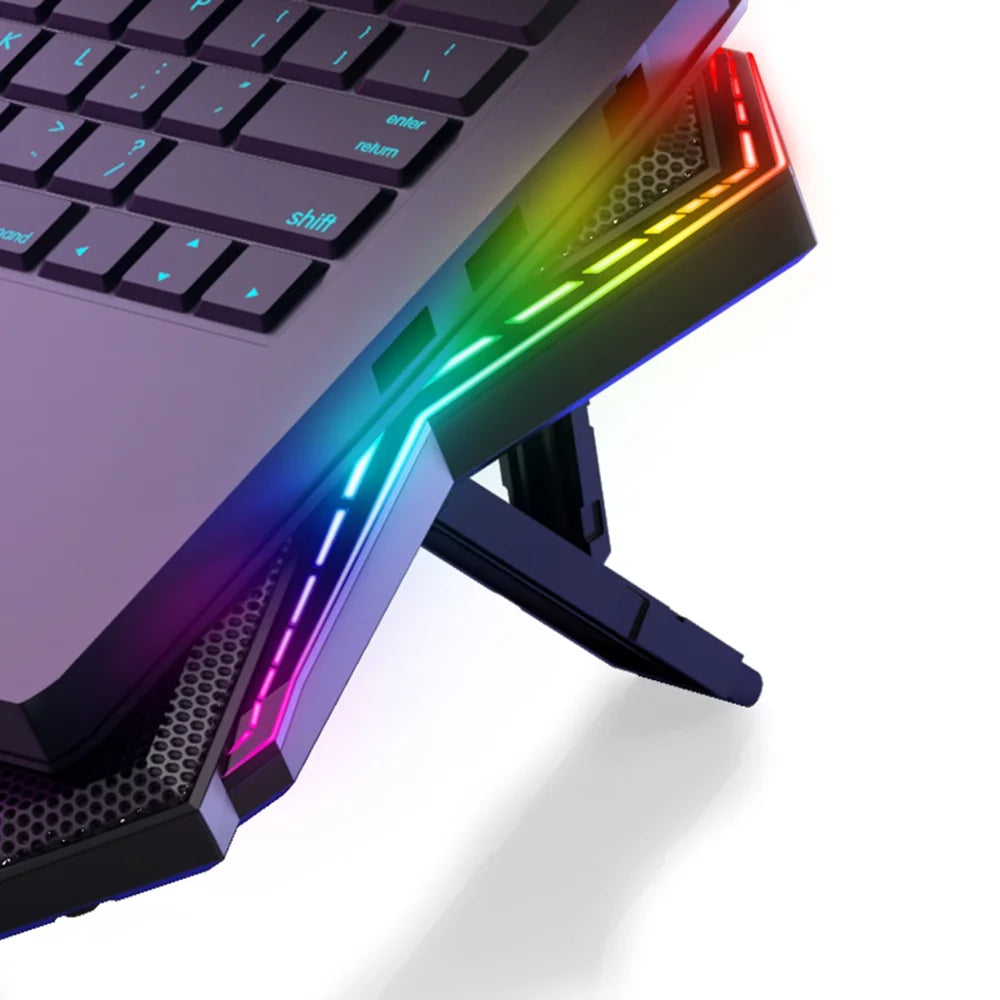 COOLCOLD K40 RGB Laptop Cooler 6-fan