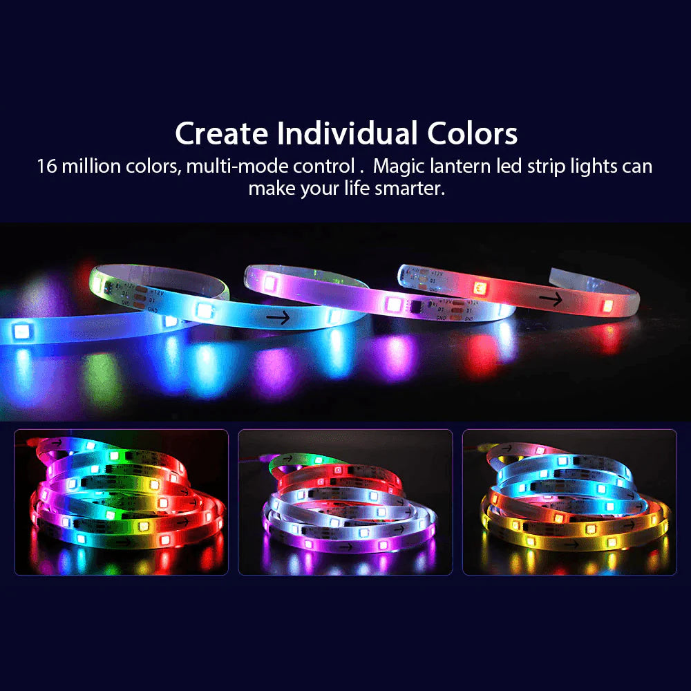 Dream Color LED Strip Lights 5M with Remote Controller Waterproof