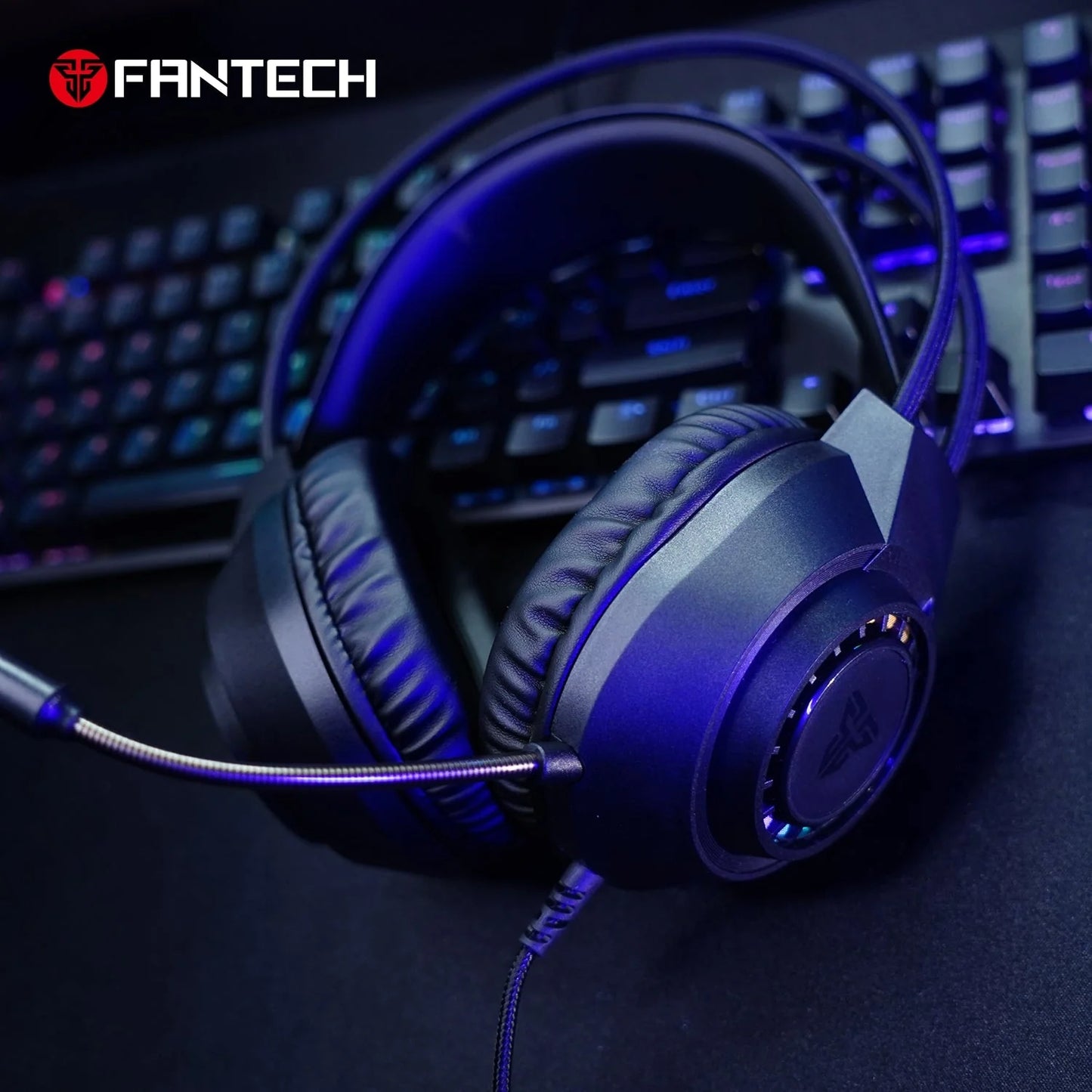 Fantech PORTAL HQ55 3.5mm Jack Headset Gaming RGB