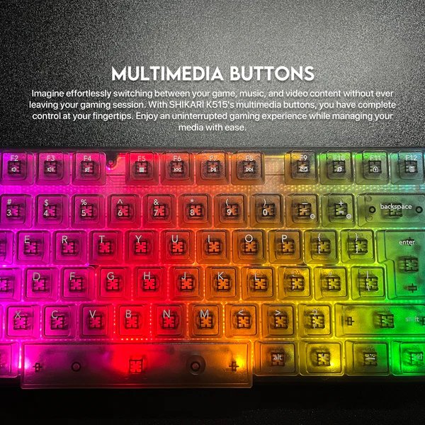 Fantech Shikari K515 RGB Membrane Gaming Keyboard