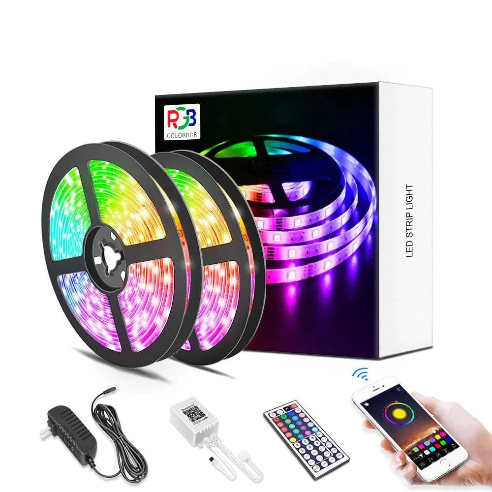 LED Strip Light 10M RGB 5050 Flexible Ribbon With App Control