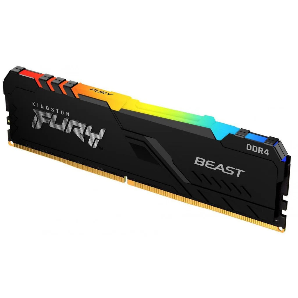 Kingston 16 GB RAM FURY HyperX Beast 3200MT/s DDR4 RGB Memory Style and Performance