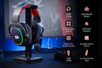 Redragon H510 PRO Zeus-X RGB Wireless Gaming Headset - 7.1 Surround Sound