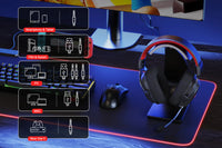 Redragon H510 PRO Zeus-X RGB Wireless Gaming Headset - 7.1 Surround Sound