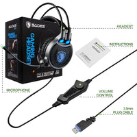 USB SADES R1 7.1 Gaming Headset