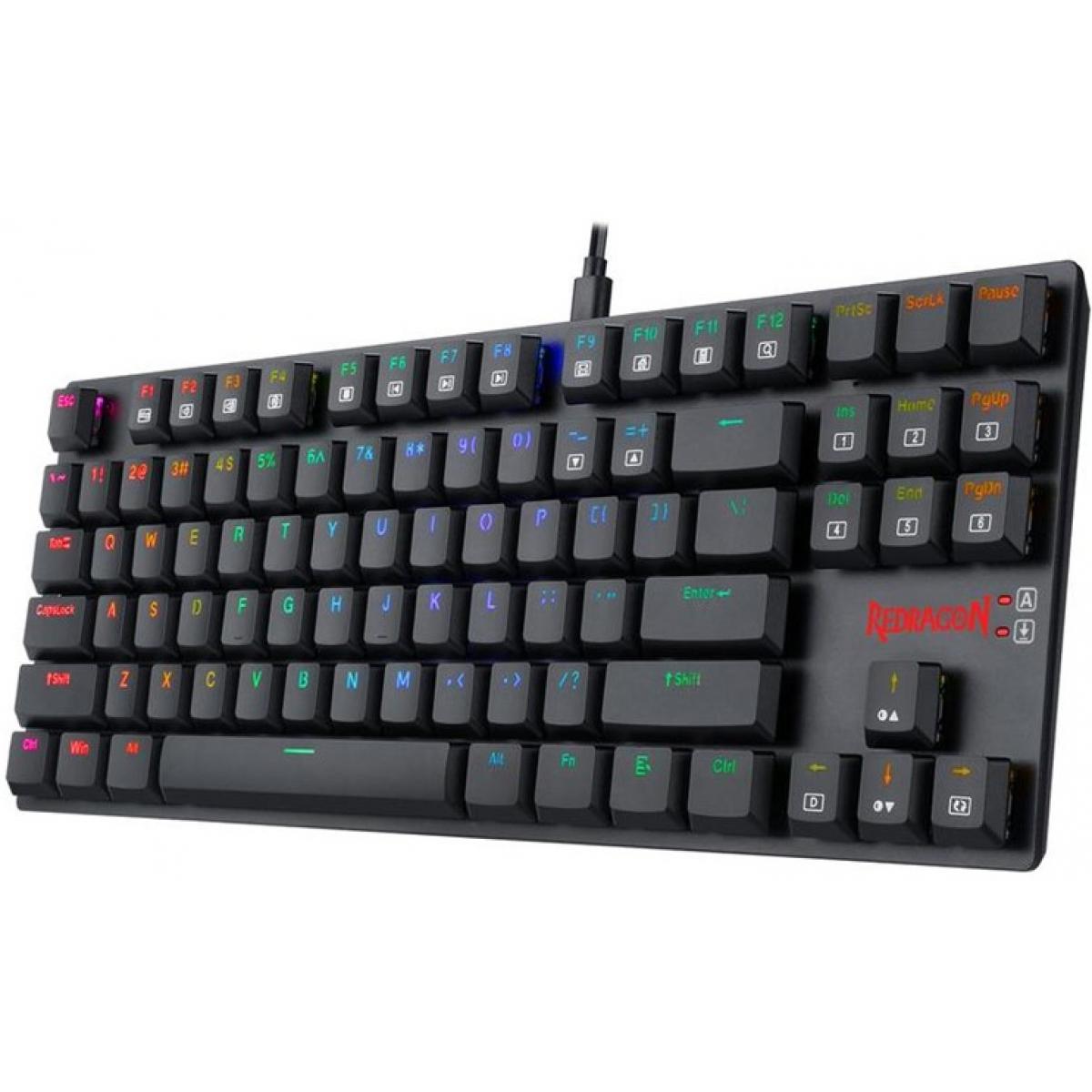 Redragon K607P-KBS Wireless 2.4G and Bluetooth Gaming Keyboard