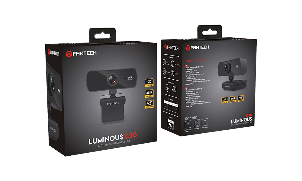 FANTECH LUMINOUS C30 2K WEBCAM