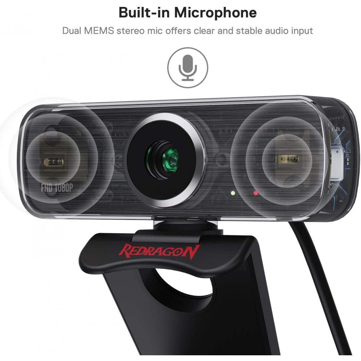 Redragon GW800 Full HD - WebCam