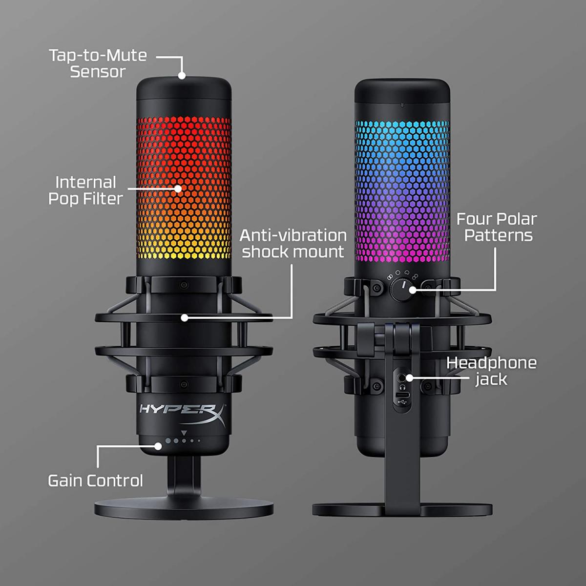 Mic HyperX QuadCast s RGB