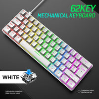 T60 Mechanical Gaming Keyboard 60% ( White )