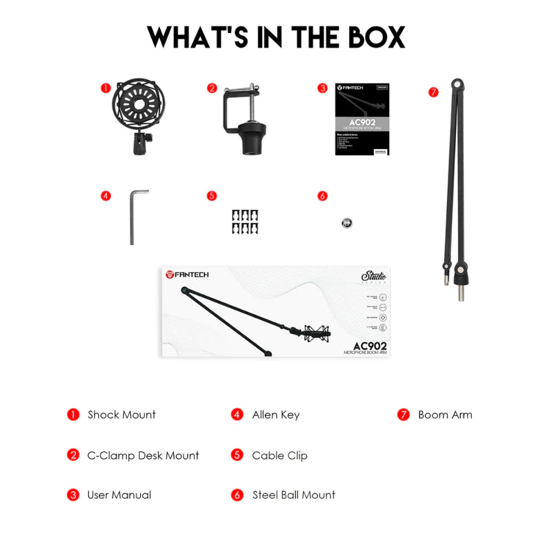 Fantech AC902 Microphone Boom Arm